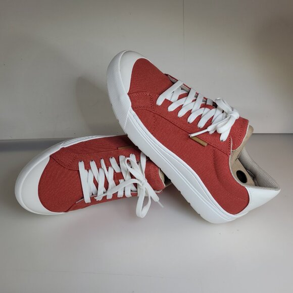 Dr. Scholl's Women's Time Off Max Sneaker in Red - Size 10 - Picture 6 of 10